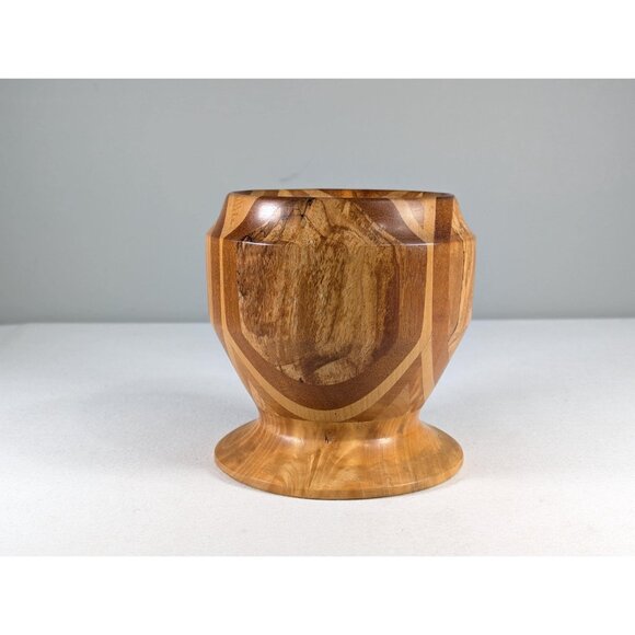 Vintage wooden candle holder centrepiece by Petes Wood Crafts, Handmade Peter - Picture 2 of 10